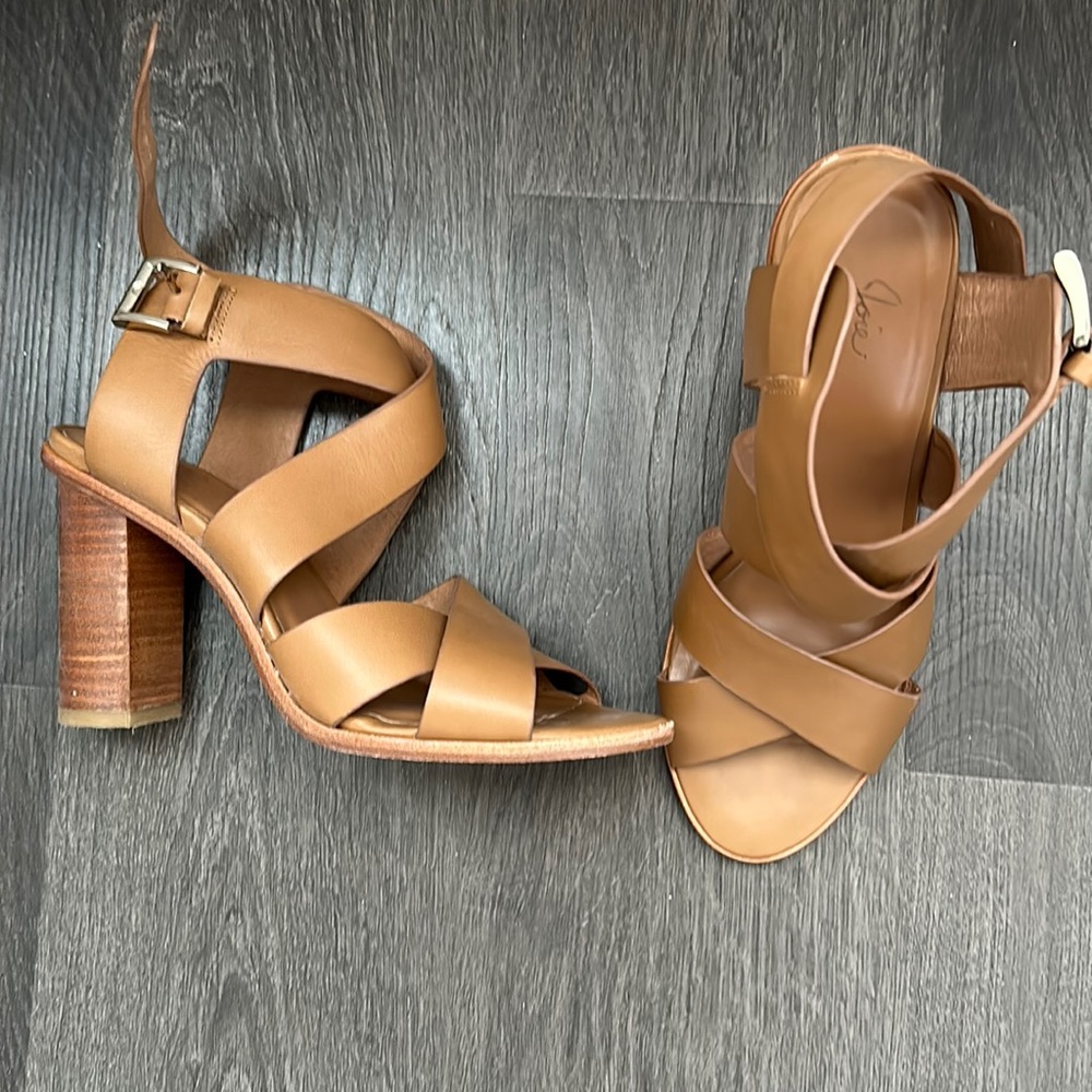 Joie Heeled Sandal - 37.5 - Brown/Tan